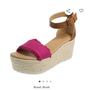 ‘Tessa’ BRASH Platform Wedges